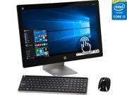 HP All in One Computer 23 q120 Intel Core i3 4170T 3.20 GHz 4 GB DDR3 1 TB HDD 23 Touchscreen Windows 10 Home