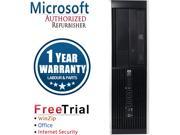 HP Desktop Computer 6005 Pro SFF Phenom II X3 B73 2.80 GHz 4 GB DDR3 250 GB HDD Windows 10 Pro