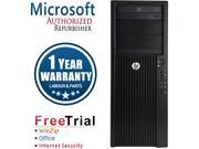 HP Desktop Computer Z200 Intel Core i5 1st Gen 650 3.20 GHz 4 GB DDR3 1 TB HDD Windows 10 Pro