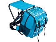 Stalwart Folding Stool and Backpack Combo Blue