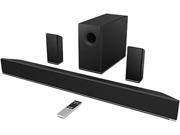 VIZIO S3851 W D4B 5.1 CH 38 Sound Bar with Wireless Subwoofer Rear Satellite Speakers Used like NEW