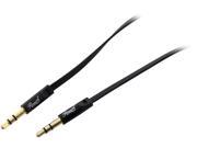 Rosewill RAC 3BK 3 ft. 3.5mm Flat Audio Cable Black
