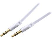 Rosewill RAC 3WH 3 ft. 3.5mm Flat Audio Cable White