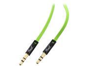 Rosewill RAC 6GN 6 ft. 3.5mm Flat Audio Cable Green