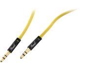 Rosewill RAC 10YL 10 ft. 3.5mm Flat Audio Cable Yellow