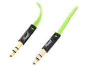 Rosewill RAC 10GN 10 ft. 3.5mm Flat Audio Cable Green