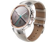 ASUS ZenWatch 3 Android Wear Smartwatch with Quick Charge Silver Case Beige Leather Strap WI503Q SL BG US Warranty