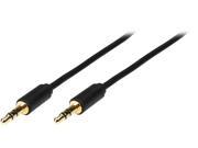 Link Depot FLD 35MP 6BK 6 ft. 3.5mm to 3.5mm Audio Cable