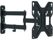 Tuff Mount A2007 17 42 Full Motion TV wall mount LED LCD HDTV up to VESA 200x200mm max load 80 lbs. compatible with Samsung Vizio Sony Panasonic LG and