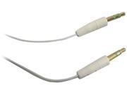 AWA Technology Inc. CB 10035MMBW ROCKSOUL 3.5mm to 3.5mm stereo audio cable White