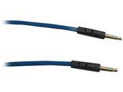 AWA Technology Inc. CB 10035MMBD ROCKSOUL 3.5mm to 3.5mm stereo audio cable Dark Blue