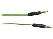 AWA Technology Inc. CB 10035MMBG ROCKSOUL 3.5mm to 3.5mm stereo audio cable Green