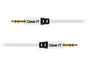 GearIT GI 35MM WH 25FT 25ft 3.5mm Aux Audio Stereo Cable