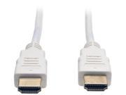 Tripp Lite High Speed HDMI Cable Digital Video with Audio M M White 6 ft