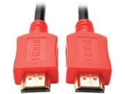 Tripp Lite P568 010 RD 10 ft. High Speed HDMI Cable with Digital Video and Audio Ultra HD 4K x 2K M M Red 10 ft.