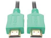 Tripp Lite High Speed HDMI Cable with Digital Video and Audio Ultra HD 4K x 2K M M Green 6 ft. P568 006 GN