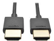 Tripp Lite 3 ft. Hi Speed HDMI Cable with Ethernet Digital M M UHD 4K x 2K Slim 3 P569 003 SLIM