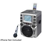 Karaoke Usa GQ752 Portable CD G Karaoke System with 5.5 B W Monitor