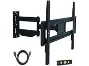 ProHT by Inland 05412 37 70 Full Motion TV Wall Mount Bracket Designed to fit flat panel plasma and LED LCD TV up to VESA 600x400mm max load 110 lbs. wi