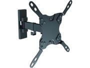inland 5437 Black 13 42 Full Motion VESA Wall Mount fits 13 to 42 LED LCD TV
