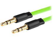 Insten 1386221 3.3 ft. 3.5mm Stereo Extension Green Cable