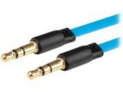 Insten 1386225 3.3 ft. 3.5mm Stereo Extension Light Blue Cable
