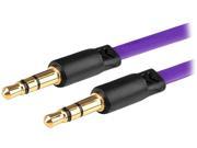 Insten 1386226 3.3 ft. 3.5mm Stereo Extension purple Cable