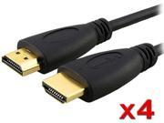 Insten 1532362 6 ft. 4 X High Speed HDMI Cable Black
