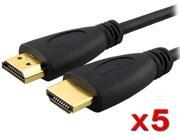 Insten 1532363 6 ft. 5 X High Speed HDMI Cable Black