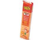 Keebler 21165 Sandwich Crackers Cheese Peanut Butter 8 Piece Snack Pack 12 Packs Box
