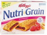 Kelloggâ€™s 35845 Nutri Grain Cereal Bars Raspberry Indv Wrapped 1.3oz Bar 16 Bars Box