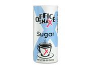 Office Snax 00019 Reclosable Canister of Sugar 20 oz.