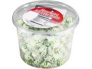 Office Snax 70005 Starlight Mints Spearmint Hard Candy Indv Wrapped 2lb Tub