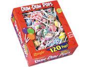 Spangler 66 Dum Dum Pops Assorted Flavors Individually Wrapped 120 Count Box