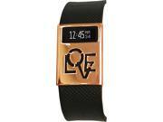 Funktional Wearables LOVERULCOVER-ROSE Love Rules Cover for Fitbit Charge/Charge HR (Rose Gold)