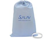 SALAV SA 102 Accessory Pack 2 Piece set Brush Travel Bag for use with TS01 Travel Hand Held Garment Steamer White
