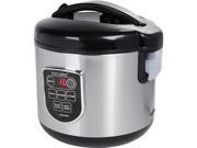 Tayama TRC 80 MICOM Digital Rice Cooker and Food Steamer Black 16 Cups cooked 8 Cups Uncooked