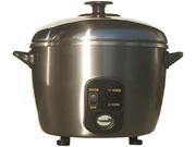 Sunpentown SC 887 Stainless Steel 6 cup Rice Cooker Steamer