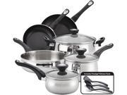 Farberware 78648 New Traditions Stainless Steel 12 Piece Cookware Set