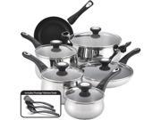 Farberware 78649 New Traditions Stainless Steel 14 Piece Cookware Set