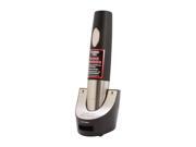 Features: Brushed stainless accents Rubberized handset Removes 80 corks with one full charge Removes synthetic corks with ease NiMH battery pack included Rechargeable base unit Foil cutter included Labor: 1 year limited Parts: 1 year limited