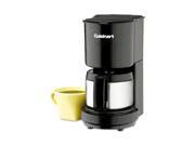 Cuisinart DCC 450BK Black Steel 4 Cup Coffeemaker with Stainless Steel Carafe