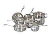 Cuisinart Contour Stainless Steel 13 pc Cookware Set 44 13