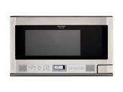 Sharp R 1214 1.5 cu. ft. 1100W Sensor Over The Counter Microwave