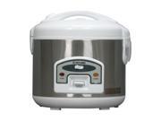 TATUNG TRC-6STW Stainless Steel Direct Heat Rice Cooker - Cooker/Warmer/Steamer