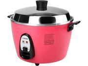 TATUNG Multi Functional Cooker and Steamer Peach Red 20 Cups cooked 10 Cups uncooked TAC 10GS PH