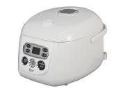 Elite ERC 150 White 8 Cup LED Multifunction Rice Cooker