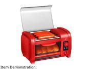 Elite EHD 051R Red Hot Dog Roller Toaster Oven