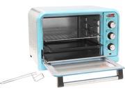 Elite ERO 2600BL Blue 6 Slice 26L Retro Toaster Oven Blue
