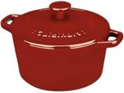 Cuisinart CI630 20CR Chefâ€™s Classic Enameled Cast Iron 3 Quart Round Covered Casserole Cardinal Red